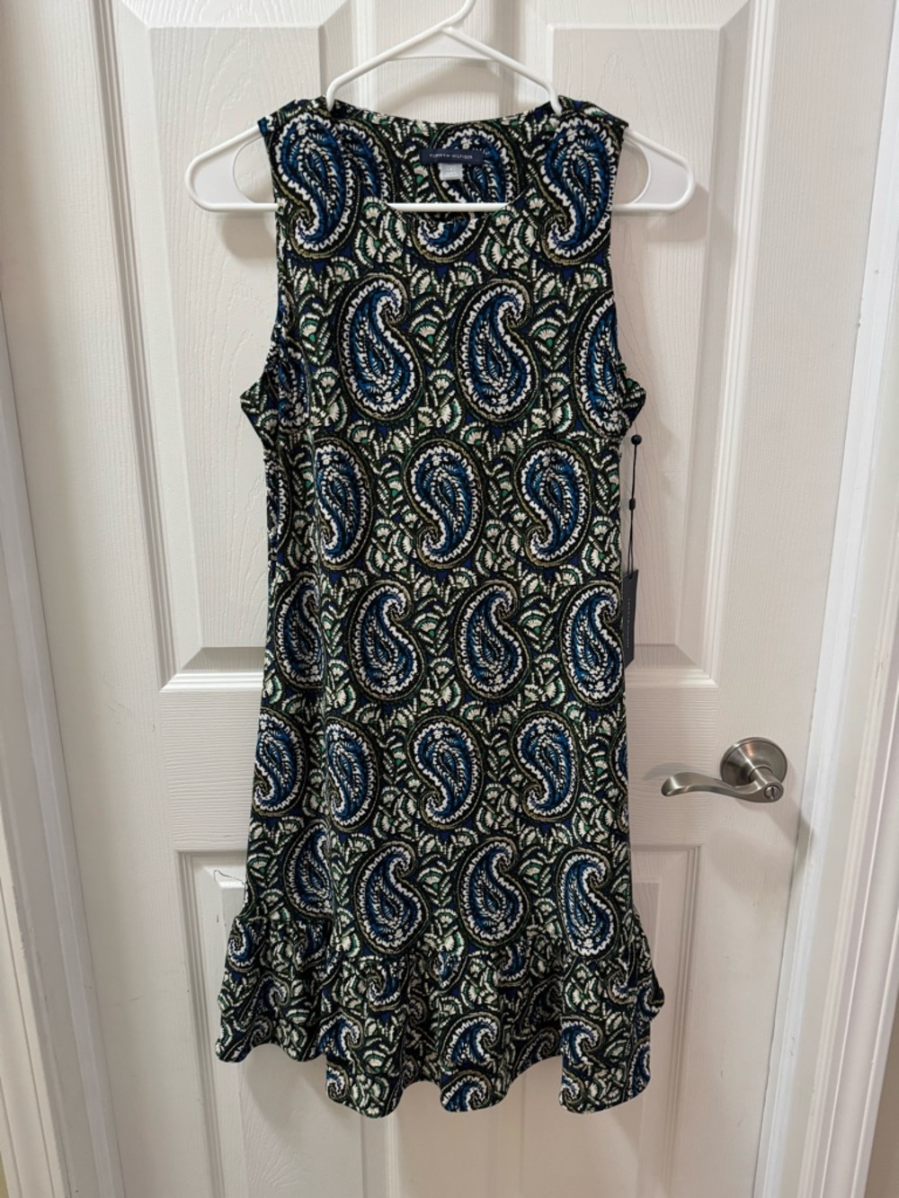NWT Tommy Hilfiger Paisley Mini Dress Size 4 - Picture 4 of 7